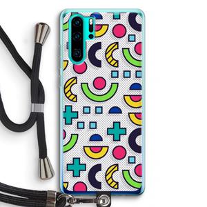 CaseCompany 8-bit N°6: Huawei P30 Pro Transparant Hoesje met koord