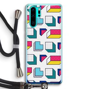 CaseCompany 8-bit N°7: Huawei P30 Pro Transparant Hoesje met koord