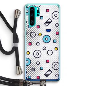 CaseCompany 8-bit N°9: Huawei P30 Pro Transparant Hoesje met koord
