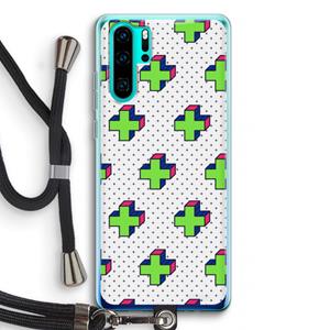 CaseCompany 8-bit N°10: Huawei P30 Pro Transparant Hoesje met koord