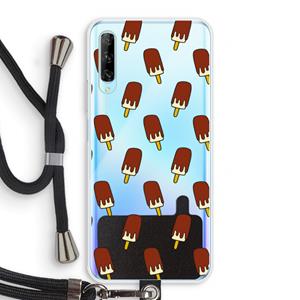 CaseCompany Yummy: Huawei P Smart Pro Transparant Hoesje met koord