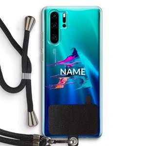 CaseCompany Abstract Spectrum: Huawei P30 Pro Transparant Hoesje met koord