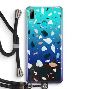 CaseCompany Terrazzo N°13: Huawei P Smart (2019) Transparant Hoesje met koord