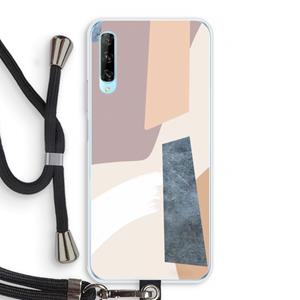 CaseCompany Luca: Huawei P Smart Pro Transparant Hoesje met koord
