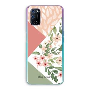 CaseCompany Sweet heaven geometrics: Oppo A92 Transparant Hoesje