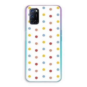 CaseCompany Bollen: Oppo A92 Transparant Hoesje