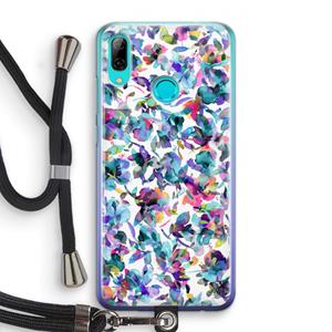 CaseCompany Hibiscus Flowers: Huawei P Smart (2019) Transparant Hoesje met koord