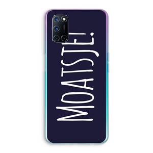 CaseCompany Moatsje!: Oppo A92 Transparant Hoesje
