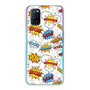 CaseCompany Pow Smack: Oppo A92 Transparant Hoesje