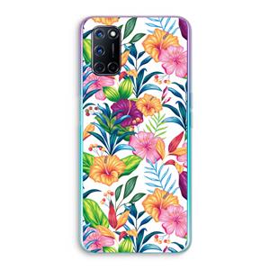 CaseCompany Tropisch 2: Oppo A92 Transparant Hoesje