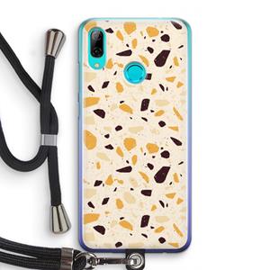 CaseCompany Terrazzo N°13: Huawei P Smart (2019) Transparant Hoesje met koord