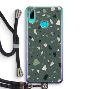 CaseCompany Terrazzo N°19: Huawei P Smart (2019) Transparant Hoesje met koord