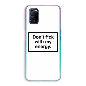 CaseCompany My energy: Oppo A92 Transparant Hoesje