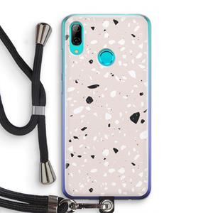 CaseCompany Terrazzo N°20: Huawei P Smart (2019) Transparant Hoesje met koord