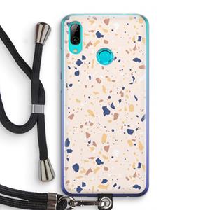 CaseCompany Terrazzo N°23: Huawei P Smart (2019) Transparant Hoesje met koord