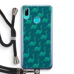 CaseCompany Diplodocus: Huawei P Smart (2019) Transparant Hoesje met koord