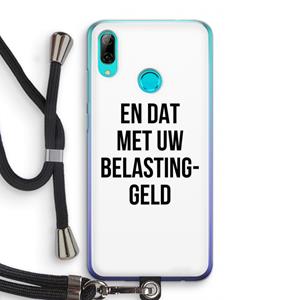 CaseCompany Belastinggeld: Huawei P Smart (2019) Transparant Hoesje met koord