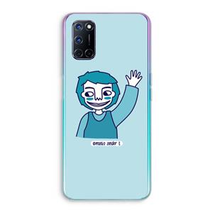 CaseCompany Zwaai: Oppo A92 Transparant Hoesje