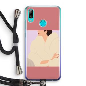CaseCompany Cosy: Huawei P Smart (2019) Transparant Hoesje met koord