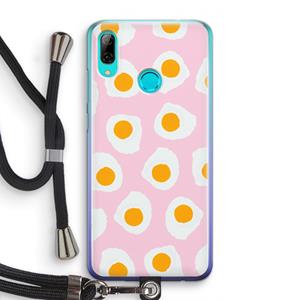 CaseCompany Dancing eggs: Huawei P Smart (2019) Transparant Hoesje met koord