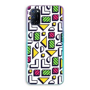 CaseCompany 8-bit N°4: Oppo A92 Transparant Hoesje