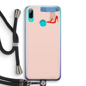 CaseCompany High heels: Huawei P Smart (2019) Transparant Hoesje met koord