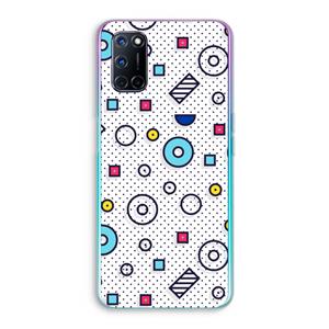 CaseCompany 8-bit N°9: Oppo A92 Transparant Hoesje