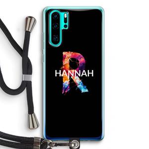 CaseCompany Abstract Spectrum: Huawei P30 Pro Transparant Hoesje met koord