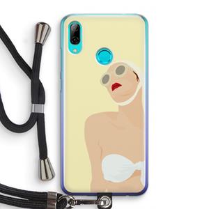 CaseCompany Summer: Huawei P Smart (2019) Transparant Hoesje met koord