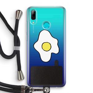 CaseCompany Spiegelei: Huawei P Smart (2019) Transparant Hoesje met koord
