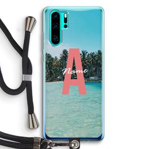 CaseCompany Pacific Dream: Huawei P30 Pro Transparant Hoesje met koord