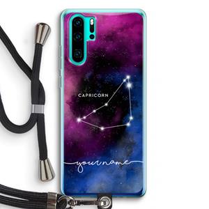 CaseCompany Sterrenbeeld - Donker: Huawei P30 Pro Transparant Hoesje met koord