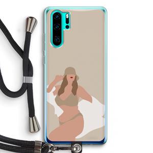 CaseCompany One of a kind: Huawei P30 Pro Transparant Hoesje met koord