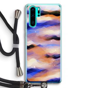 CaseCompany Donkere Wolken: Huawei P30 Pro Transparant Hoesje met koord