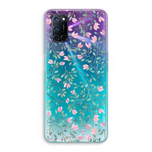 CaseCompany Sierlijke bloemen: Oppo A92 Transparant Hoesje