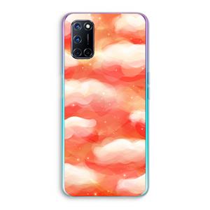 CaseCompany Lichte Wolken: Oppo A92 Transparant Hoesje