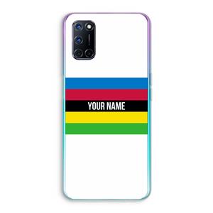 CaseCompany WK Wielrennen: Oppo A92 Transparant Hoesje