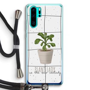 CaseCompany Kamerplant op vensterruit: Huawei P30 Pro Transparant Hoesje met koord