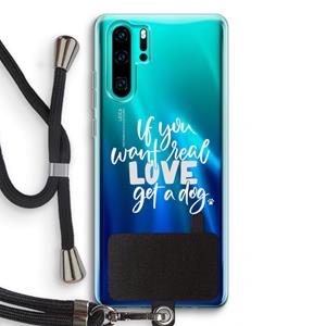 CaseCompany Partner in crime: Huawei P30 Pro Transparant Hoesje met koord