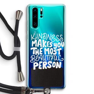 CaseCompany The prettiest: Huawei P30 Pro Transparant Hoesje met koord