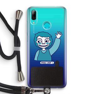 CaseCompany Zwaai: Huawei P Smart (2019) Transparant Hoesje met koord