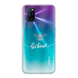 CaseCompany Be(e) kind: Oppo A92 Transparant Hoesje