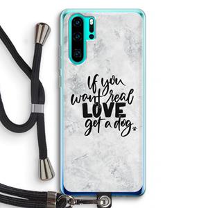 CaseCompany Partner in crime: Huawei P30 Pro Transparant Hoesje met koord