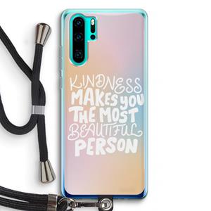 CaseCompany The prettiest: Huawei P30 Pro Transparant Hoesje met koord