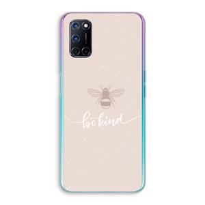 CaseCompany Be(e) kind: Oppo A92 Transparant Hoesje