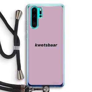 CaseCompany kwetsbaar: Huawei P30 Pro Transparant Hoesje met koord