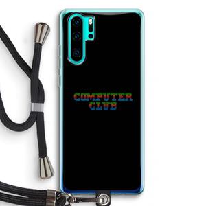 CaseCompany Retro: Huawei P30 Pro Transparant Hoesje met koord