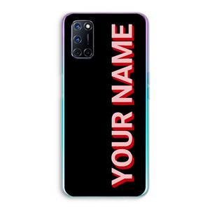 CaseCompany Namecase: Oppo A92 Transparant Hoesje