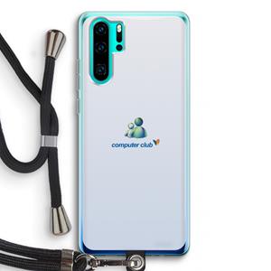 CaseCompany MSN: Huawei P30 Pro Transparant Hoesje met koord