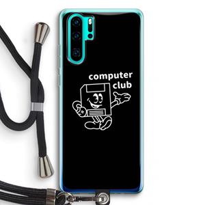 CaseCompany Floppyhead: Huawei P30 Pro Transparant Hoesje met koord